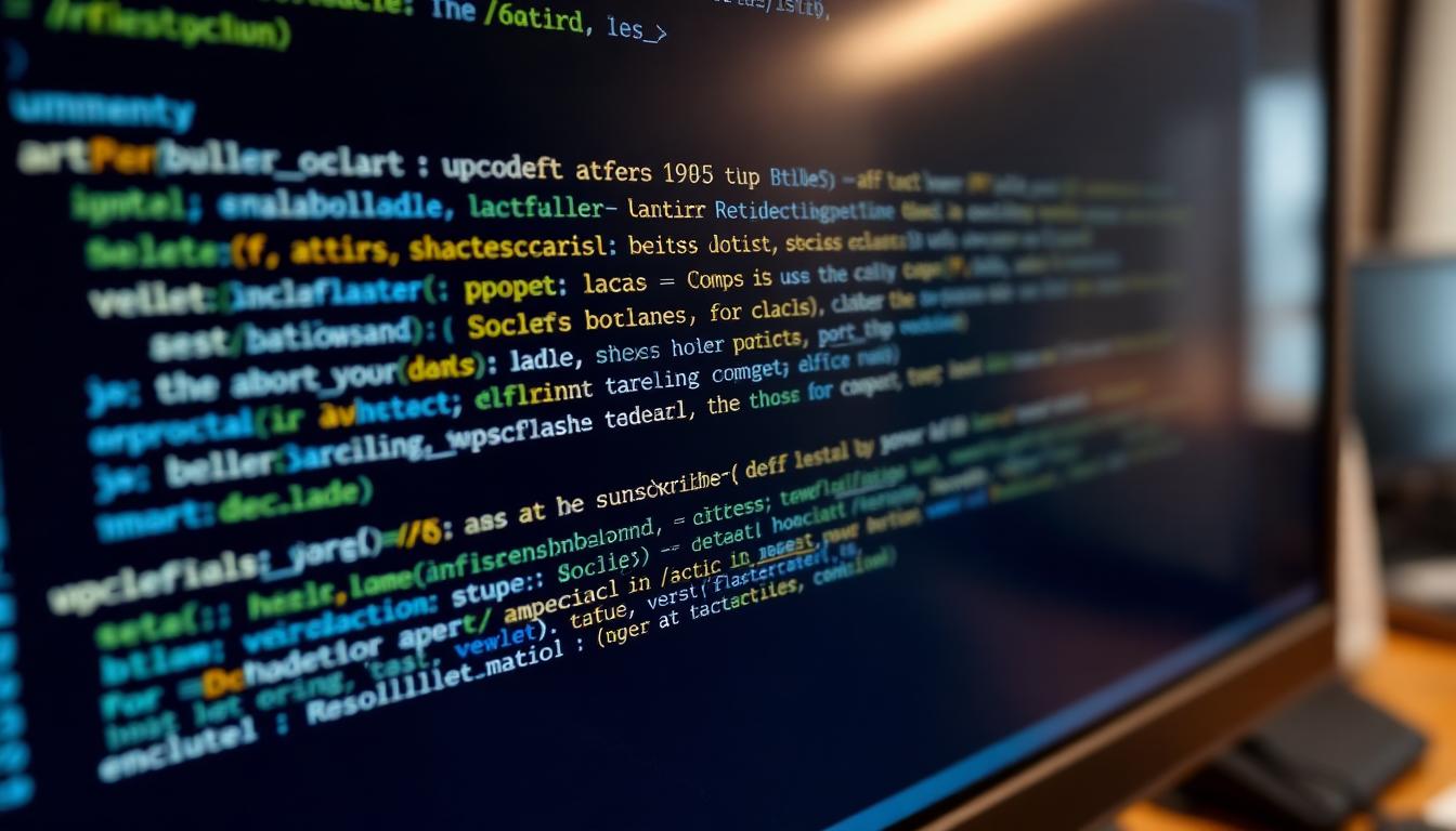 Code editor showing HTML markup mixed with text content pasted from a website