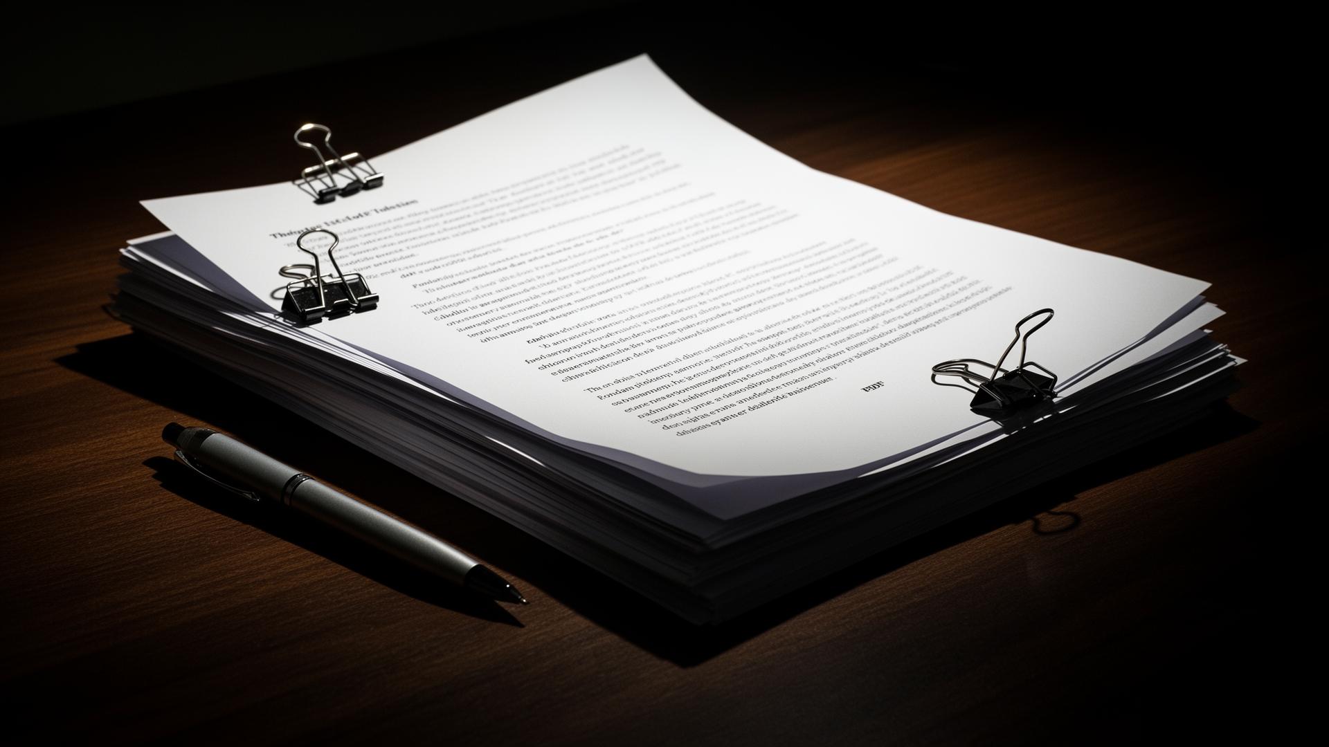 PDF document with text copy-paste issues highlighted